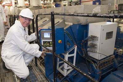 Philip Dunne powers up HMS Queen Elizabeth for the first time (Photo: Aircraft Carrier Alliance)