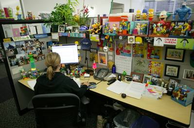 Work 'cube': Photo courtesy of Google