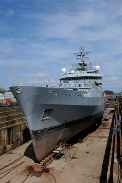 HMS Echo: Photo credit A&P Falmouth
