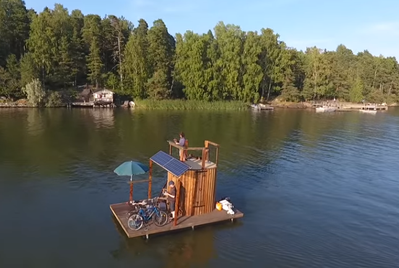 Floating Sauna Sails From Helsinki To Tallinn