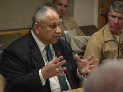 File photo: Secretary of the Navy Carlos Del Toro (Photo: Jared Mancuso / U.S. Navy)