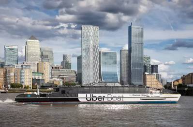 Uber Boat Launches In London