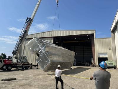 Pilot boat construction at Gladding-Hearn Shipbuilding.
Photos courtesy Gladding-Hearn Shipbuilding