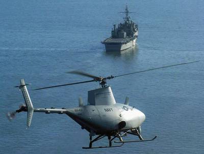 Pilotless Fire Scout Helicopter: Photo credit PD-USGOV-MILITARY-NAVY.