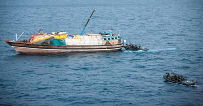 Pirated Dhow Boarded