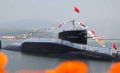 PLA Navy submariners: Photo credit PLAN