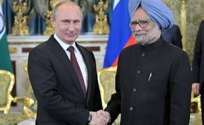 PM's Putin & Singh: Russia Govt. photo