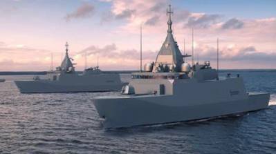 Pohjanmaa Class Corvettes in the Finnish Archipelago. (Illustration source: The Finnish Defence Forces)