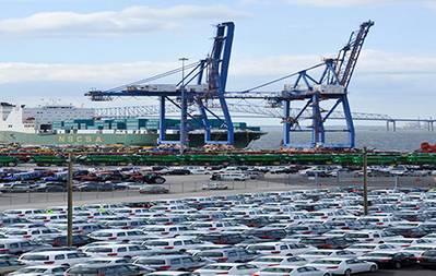 Port of Baltimore Wharf: Photo courtesy of Maryland Dept of Transportation