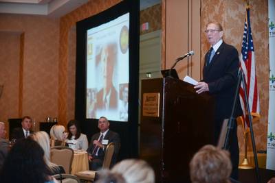 Port President and CEO Gary LaGrange delivers the annual State of the Port Address hosted by the International Freight Forwarders Customs Brokers Association of New Orleans Nov. 5 at the New Orleans Downtown Marriott at the Convention Center.