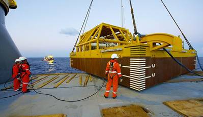 Preparing to Deploy from MV Lone: Photo credit SAL