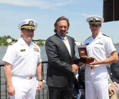Presentation of Navigation Award: Photo courtesy of Northrop Grumman Corp.