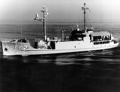 USS Pueblo (U.S. Navy photo)