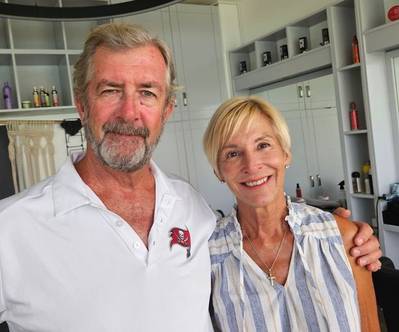 Ralph Hendry and Kathy Brandel (Photo: Salty Dawg Sailing Association)