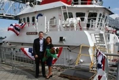 Ray Martus with his wife Trish Martus: Photo courtesy of Jensen Maritime