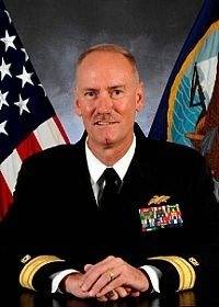 Rear Admiral Kevin R. Slates: Photo credit USN