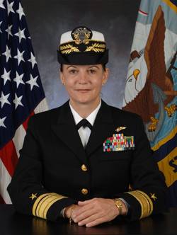 Rear Admiral Wendi B. Carpenter, USN (Ret.) President of State University of New York Maritime College. 