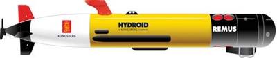 REMUS AUV: Image credit Hydroid