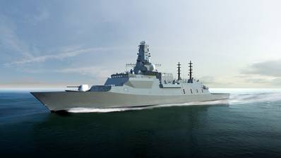 Rendering of the Type 26 warship (Image: U.K. Royal Navy)