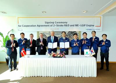 Representatives at the MoU signing ceremony (Photo: MAN Diesel & Turbo)