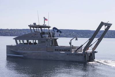 Resilience is the first and only hybrid research vessel in the Department of Energy's fleet. (Photo: Snow & Company)