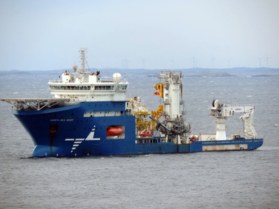 The retrofit energy storage system improves the operational efficiency and environmental footprint of the North Sea Giant. (Photo: Wärtsilä)