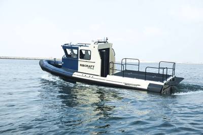 Ribcraft has released its new Ribcraft Hybrid Patrol RHIB.
Image courtesy Ribcraft