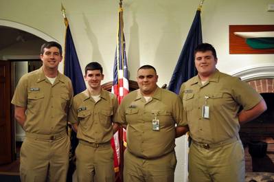 Richard Scales, Daniel Press, Andrew Scalice and Conner McDaniel (Photo: Crowley)