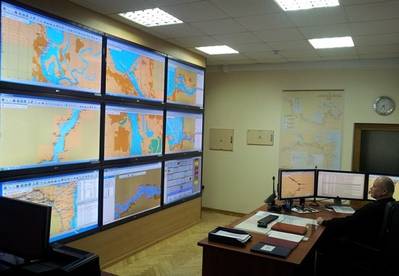 River Information System Control: Photo credit Transas