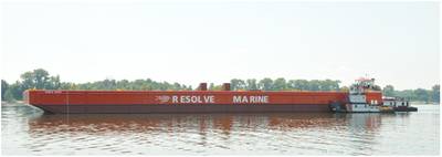 RMG1000 launch on the Ohio River, Corn Island Shipyard, Grandview, IN