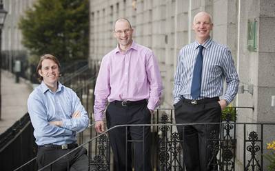 Rob Fisher (center) joins Stuart McAuley (left) and Murray Douglas as a director at Senergy Development Solutions (Photo: Senergy).