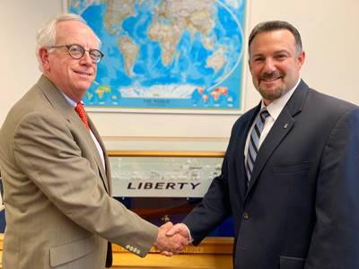 Robert G. (Bob) Wellner and David R. Minetti (CREDIT: Liberty Global Logistics)