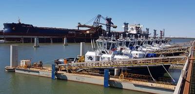 Rotortugs in the port of Port Hedland. Image Courtesy KOTUG