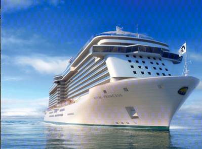 Royal Princess: Image credit Princess Cruises