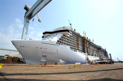 Royal Princess: Photo credit Fincantieri