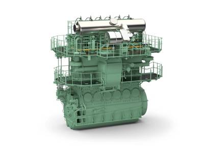 RT Flex 50DF Engine: Image courtesy of Wärtsilä