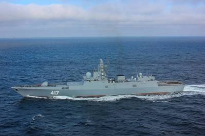 Russian frigate Admiral Gorshkov (File photo: Russia Ministry of Defense)
