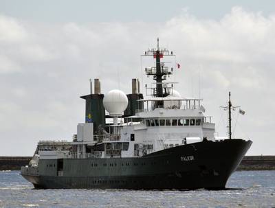 R/V Falkor: Photo credit Schmidt Ocean Institute