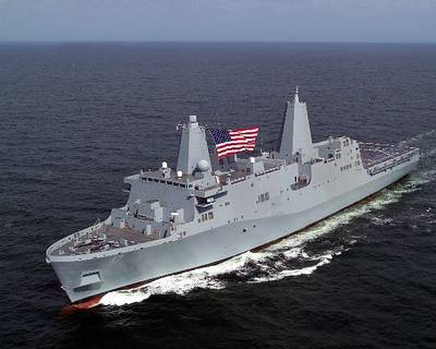 San Antonio Class LPD: Image credit Northrop Grumman Ship Systems