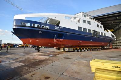 Sandøy is the first fully electric ferry for the Norwegian operator Brevik Fergeselskap. (Photo: SCHOTTEL)
