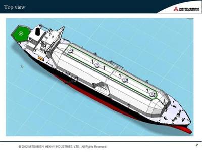 Sayaendo LNG Carrier: Image credit MHI