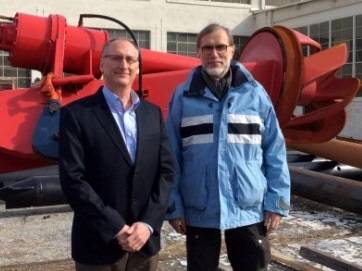 Rob Schettle (left) and Gert de Vries