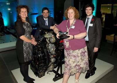 Science prize presentation: Photo credit Rolls-Royce