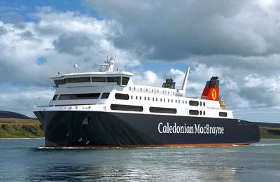 Scots RoPax Ferry: Photo credit CMAL