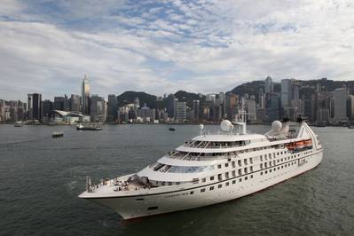 'Seabourn Pride' in Hong Kong: Photo credit Seabourn