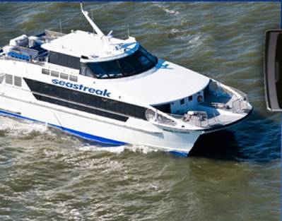 Seastreak Ferry: Photo courtesy of Seastreak