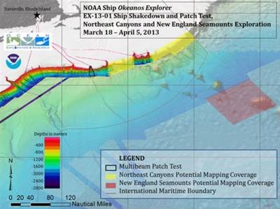 Shakedown & Patch Test 2013: Image credit NOAA