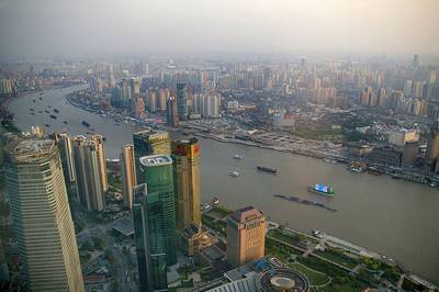 Shanghai Huangpu River: Photo CCL