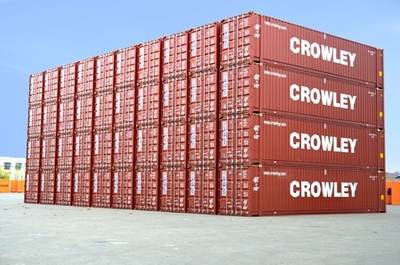 New Shipping Containers: Photo credit Crowley