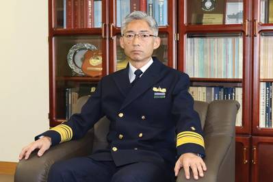 Shuichi Iwanami, Commandant, Japan Coast Guard. Photo: JCG